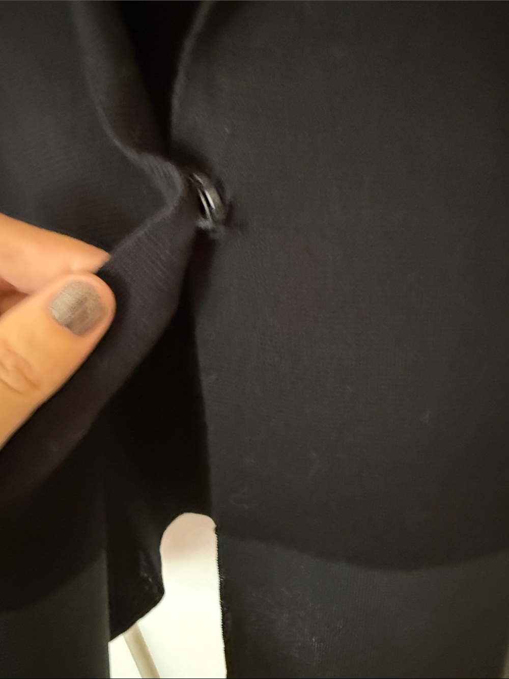 COS Black Open-Front Blazer Jacket - Picture 5 of 6